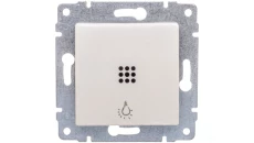 VENA Przycisk /światło/ z podświetleniem krem 520313