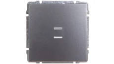 KOS66 Przycisk /dzwonek/ podświetlany grafit 626014