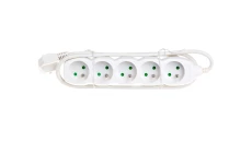Przedłużacz 5-gniazd z/u 1,5m /H05VV-F 3G1/ biały P0511