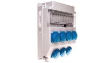 Rozdzielnica 7x250V okienko IP44 ROS 11/X-25 A