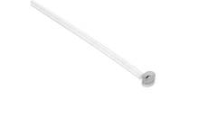 Opaska kablowa 200x3,5 biała 2-LOCK zęby stalowe BMTB2035 /100szt./