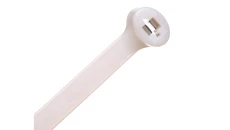 Opaska kablowa 220x7,5 biała 2-LOCK zęby stalowe BMBT2275 /100szt./
