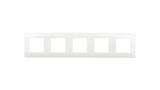 DANTE Ramka pięciokrotna tworzywo ASA BIAŁY 450485