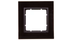 Berker B7 GLAS Ramka pojedyncza pozioma/ pionowa szklana antracytowa 10116616