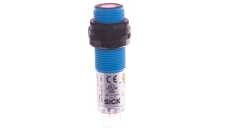 Czujnik fotoelektryczny 0,05-7m M18 10-30V DC PNP M12 4-piny 1kHz prosty tworzywo + odbłyśnik P25 VL180-2P42436 6037496
