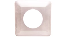 SENTIA Osłona ściany podwójna srebrna tworzywo pozioma 2100-26