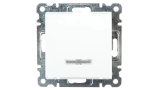LUMINA2 Łącznik zwierny z podświetleniem 10AX 230V biały WL0410