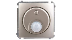 Simon Basic Wyłącznik z czujnikiem ruchu 20-500W satynowy BMCR10T.01/29