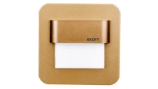 Oprawa LED 1,6W SALSA MAX M (mosiądz mat) / WW (ciepły biały) Aluminium + lakier IP56 MH-SST-M-H-1-PL-00-01