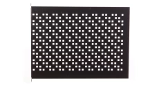 Półka 19 cali 1U głębokość 600mm regulacja +200mm 4-punktowa RAL9005 19-0052C