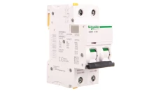 Wyłącznik nadprądowy 2P B 2A 6kA AC iC60N-B2-2 A9F03202