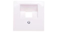 Merten System M Płytka centralna gniazda pojedyncza RJ45 kat.5e biel polarna MTN296219