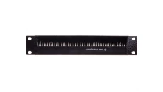 Panel z przepustem szczotkowym 10 cali 1U 44x255x3mm czarny 10-0008C