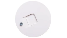 Berker R.1/R.3 Element centralny z zasuwą chroniącą przed kurzem biała 11702089