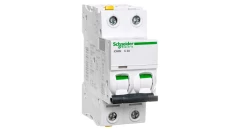 Wyłącznik nadprądowy 2P C 2A 6kA AC iC60N-C2-2 A9F04202