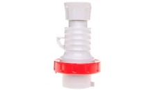 Wtyczka przenośna 5P 32A 400V czerwona IP66/IP67/IP68/IP69 6H IEC 309 HP GW60042H
