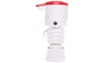 Gniazdo przenośne 5P 16A 400V czerwone IP44 6H IEC 309 HP GW62009H