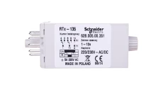Przekaźnik czasowy jednofunkcyjny 2P 5A 1-12sek 220-230V AC/DC praca cykliczna RTX-135 220/230 12SEK 2002681