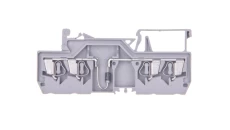 Złączka szynowa 4-przewodowa z diodą 1N4007 2,5mm2 szara 280-815/281-410