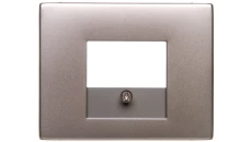 K.5 Element centralny do gniazda ładowania USB, TAE i głośnikowego stal szlachetna nierdzewna 10357004