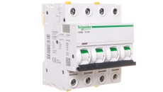 Wyłącznik nadprądowy 4P D 10A 6kA AC iC60N-D10-4 A9F05410