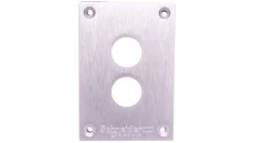 Płyta czołowa do montażu podtynkowego 2-otwory 22mm XAPE302