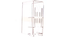 Zestaw czterech osłon zacisków rozłączika GE 1 tor GEX8213