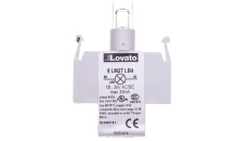 Oprawka z LED czerwona 18-30V AC/DC 8LM2TLB4