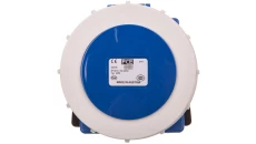Gniazdo tablicowe skośne 32A 5P 230V /80x97/ niebieskie IP67 4252-9F78