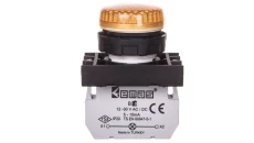 Lampka sygnalizacyjna B z LED, 12-30V AC/DC, żółta T0-B080XS