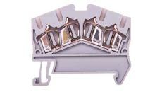 Złączka szynowa 4-przewodowa 0,08-4mm2 szara STS 2,5-QUATTRO 3031746 /50szt./