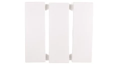 S.1/B.1/B.3/B.7 Glas Klawisz do łącznika 3-krotnego śnieżnobiały 16651909