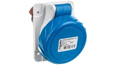 Gniazdo przemysłowe, kątowe, 16A, 2p+E, 200...250 V AC, IP 67 PKY16F723