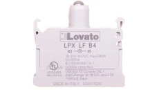 Oprawka z LED czerwona 18-30V AC/DC światło migające LPXLFB4