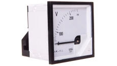 Woltomierz analogowy 72x72 N IP50 E61 250V pozycja pracy C3 K=90 st. bez atestu KJ EA17N E61300000000