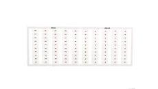 Ramka z oznacznikami 50x 3/4 209-519 /5szt./