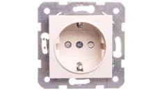 Karre Gniazdo Schuko, Kolor Krem / 90963708