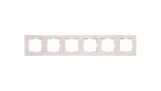 Karre Ramka 6-Krotna, Kolor Krem / 90960275