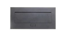 Gniazda wpuszczane w blat 3x230V AC czarne OR-AE-1335/B