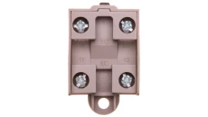 Łącznik krańcowy 1Z 1R metal/tworzywo popychacz LK\11