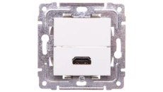 DANTE Gniazdo multimedialne HDMI białe 450450
