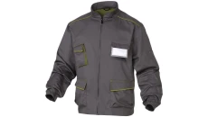 Bluza Panostyle z poliestru (65) i bawełny (35), 235G szaro-zielone rozmiar S M6VESGRPT