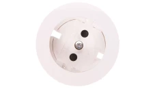 Berker R.1/R.3 Gniazdo pojedyncze z/u 16A SCHUKO białe 47232089