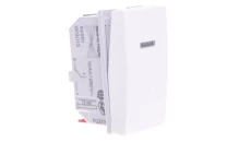 Systo Łącznik schodowy 10A z podświetleniem 1 moduł biały 10A/250V WS013