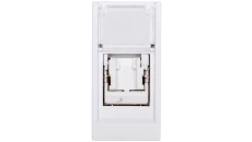 Systo Gniazdo komputerowe pojedyncze RJ45 Cat.5E FTP 1 moduł biały WS213