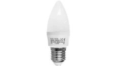 Żarówka LED świecowa 230V 5W E27 400lm C37 3000K 25000h LED-2716