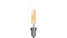 Żarówka LED filament świecowa 230V 4W E14 470lm C35 2700K 25000h LED-2722