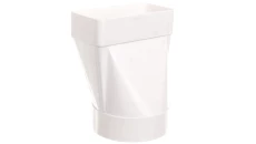 Łącznik przekrojów zmiennych 120x60mm biały 470