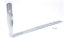 Uchwyt pod dachówkę L-330mm H-150mm nierdzewny skręcony z zaczepami 11.2/Z NI /91102405/