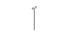 Uchwyt dystansowy wbijany L-250mm ocynk 24.2 OG /92400202/